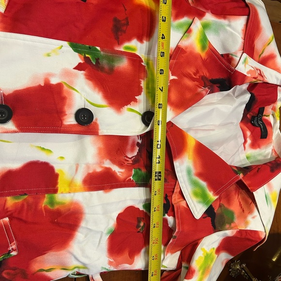 Calessa floral belted Jacket with pockets - Picture 9 of 11